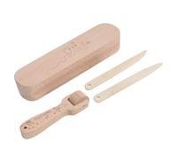 ZDETGU Tailor Set Outil de Repassage en Bois de Hêtre pour Coutures et Matelassage, Kit de Pressage de Couture Professionnel avec Rouleau de Couture et Retourneur de Points, Aplatissement du Tissu