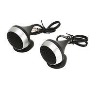 ZDETGU Tweeters de Voiture Premium 2 PCS 150W Clear Sound Design Compact Design Metal Aluminium Dome Tweeters pour Une Meilleure Expérience