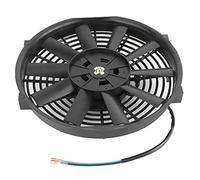 ZDETGU Ventilateur de Refroidissement électrique Universel 10 Pouces 12 V 80 W Débit d'air élevé 2100 Tr/min pour Radiateurs et Baies Moteur Conception Push-pull Réversible Solution de