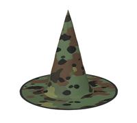 ZDFHKYDY Camouflage - Chapeau d'Halloween à couverture complète - Chapeau unique en tissu Oxford pour adultes avec des motifs accrocheurs, pour les festivals et les fêtes à thème.