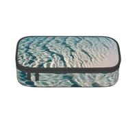 ZDFHKYDY Coral Reef Trousse de bureau grande capacité pour adultes, pochette de papeterie portable pour stylos, marqueurs et fournitures - 21 x 9,5 x 5 cm, Eau de mer claire, Taille unique, Organiseur
