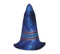 ZDFHKYDY Northern Lights - Cape réglable imprimée pour adolescent - Cape pour jeunes pour festivals et scène, légère à capuche, taille L