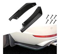 ZDHXZYQ Diffuseur De Spoiler De Pare-Chocs Arrière, Aileron d'angle Enveloppant Aileron Voiture Lèvre Pare-Chocs Arrière pour BMW 3 Series E92 M3,A-Black
