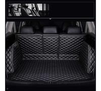 ZDHXZYQ Tapis de Coffre Cuir pour Nissan Juke, Protection Coffre Voiture à Couverture Complète, ImperméAble Antirayures, C-Black Black