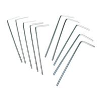 ZDingTech Lot de 10 clés Allen de 1,27 mm, clé Allen de 1,27 mm, clé hexagonale de 1,27 mm, clé hexagonale de 1,27 mm, clé Allen en forme de L avec long bras.