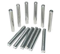 ZDingTech Lot de 12 chevilles en métal M6 6 mm x 60 mm pour étagères, supports d'étagères, tige en métal de 6 mm x 60 mm. Piquets en acier inoxydable 304 pour lits superposés