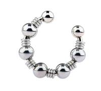 ZDJBFA Anneaux de Pénis Anneau de Testicule Perles Métalliques Anneaux Péniens Anneaux de Gland Bijoux Intimes pour Augmenter la Puissance Anneau de Prépuce SM Bondage Jouet Sexuel Érotique,27mm
