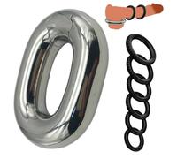 ZDJBFA Extrême Testicule Civière Anneaux Péniens Anneau de Testicule CBT Balle Civière Testicule Poids Scrotum Pendentif SM Bondage Sex Toy,L93*63/N48*21/H24/W606g