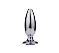 ZDJBFA Plug Anal en Acier Inoxydable, Boule Anale, Petit, Moyen et Grand, en Métal, avec Base en Diamant, Gode Anal, Plug Anal, Point G, Prostate, Masturbation, Jouet Sexuel,S