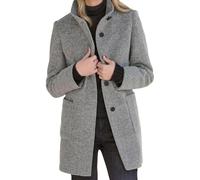 ZDJSWJ Femmes hiver long pea épaissir manteau plus taille trenche peacoat veste laine mélange épaissir blazer veste