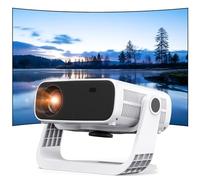 Zdk Projecteur intelligent 2025 avec Wi-Fi et Bluetooth - Mini projecteur portable pour home cinéma, compatible avec Netflix, 1080p 4K e frappe automatique, smartphone, HDMI, USB, AV, Fire Stick