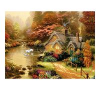 Zdklfm69 Peindre par Nombre Peinture par numéro Paysage Art Huile Photo sur Toile Bricolage Dessin Peinture Acrylique par numéro Paysage Fait à la Main décor Cadeau 40x50cm