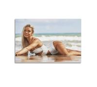 ZDKYSLA Olivia Dunne Poster mural sur toile sans cadre Motif musique et film 50 x 75 cm