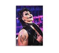 ZDKYSLA Rhea Ripley - Poster mural sur toile esthétique avec musique et film pour salon, chambre à coucher, 40 x 60 cm, style sans cadre