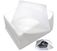 ZDL Mousse Papier Bulle, 100 pièces, Blanc, 20x30 cm, Mousse, Protection Emballage, Réutilisable