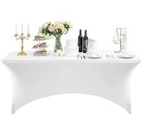 ZDL Nappe De Table,Nappes Blanches,Nappe Blanche Rectangulaire,Nappe Rectangle Anti-TâChes,Nappes Rectangulaires