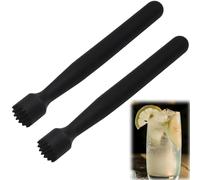 ZDL Pilon à Glace,2 pièces Pilon à Cocktail,Pilon à Cocktail Plastique,Cocktails Muddler,Pilon Cocktail De Bar,pour Concasser des Glaçons Mojito Cuisine Bar Restaurant