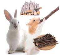 ZDL Pomme Bâtons Snack pour Animaux de compagnie, Bâtons de Pomme Naturels pour Cochons d'Inde, Chinchilla, Écureuil, Lapins, Perroquet, Hamster