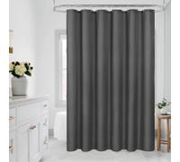 ZDLLDZ Rideau de Douche en Tissu Gris foncé, Moderne et Simple, Lavable en Machine, pour Salle de Bain, 90x190cm(35x75in)