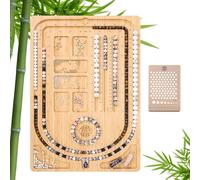 ZDLS Plateau à perles, planche à mesurer pour bijoux, design en perles en bois pour la création de bijoux, idéal pour les débutants et les professionnels, 42 x 29 x 1,3 cm