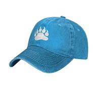 Zdlwaisw Yifhdes Casquette de baseball réglable pour homme et femme Motif patte d'ours Gay Pride Noir, bleu, Taille unique
