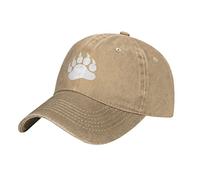 Zdlwaisw Yifhdes Casquette de baseball réglable pour homme et femme Motif patte d'ours Gay Pride Noir, naturel, Taille unique