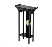 ZDMZR Console Entree en Bois Massif avec Tête Surélevée, Table Console, Idéale pour L'Entrée ou Le Salon(120X25X100CM/47X10X39IN)