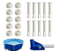 ZDNT 10 Pièces Goupilles en Plastique pour Intex Round Metal Frame Pools Pièces de Rechange pour Joints de Piscine pour Joints de Piscine,Remplacement de pièces de Rechange Joint Pins (5.5cm/2.16in)