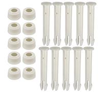 ZDNT 10 Pièces Goupilles en Plastique pour Round Metal Frame Pools Pièces de Rechange pour Joints de Piscine pour Joints de Piscine,Remplacement de pièces de Rechange Joint Pins (6cm/2.36in)