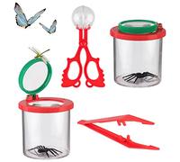 ZDNT 2 pièces Boîte loupe à Insecte Loupe Enfants Loupes à Insectes Kit De Capture d'Insectes Insectes Catcher Conteneur de loupe d'insectes pour Enfants Outil d'Exploration de Nature Science