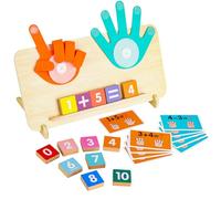 ZDNT Jouets de Comptage en Bois,Jouet Chiffre d'apprentissage Éducatif pour Enfants de 3, 4 et 5 Ans,Éveillez Le Petit Mathématicien avec Le Jouet Montessori