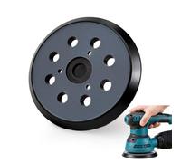 ZDNT Lot de 2 bases de ponceuse de rechange BO5031 de 12,7 cm, 8 trous, crochet et boucle compatible avec Makita BO5030 BO5031 BO8041 BO5041