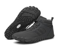 ZDOUXUAN Bottes de neige pieds nus for randonnée hivernale for femmes et hommes, chaussures de randonnée chaudes for temps froid(B-Grey,40 EU)
