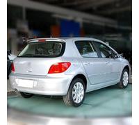 ZDPFDC Voiture Becquets Arrière pour Peugeot 307, Coffre Arrière Toit Queue lèvre Aileron Aile Auto Modification Accessoires,Silver