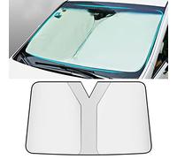 ZDPFDC Voiture Pare-Brise Pare-soleils pour Hyundai Tucson L 2021 2022 2023 2024, Auto Pliable Protection UV Isolation Thermique Accessoires,Silver