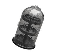 Zdprkqzvz Boîte de rangement rotative pour maquillage - Support polyvalent avec base rotative pour un accès facile