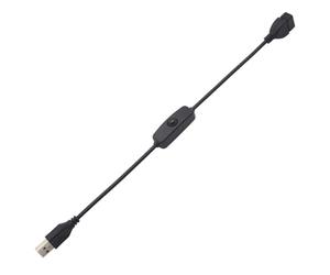 Zdprkqzvz Câble USB avec variateur d'intensité - 1 lot de rallonge USB mâle vers femelle - Commutateurs à bascule en ligne pour enregistreurs de conduite