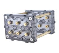 Zdprkqzvz Kits de stockage d'énergie modulaires 18650 support de batterie boîtier support de boîte support haute intensité pour projets de stockage d'énergie