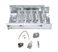 Zdprkqzvz Pièce de chauffage pour sèche-linge avec thermostat et fusibles thermiques - Pièce de rechange - Ensemble de plaques chauffantes pour sèche-linge