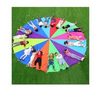 ZDQDMJ Parachute Parachute De Jeu pour Activités De Plein Air, Force des Bras Et Coordination, Jeu De Jardin pour Enfants(8m/26ft)