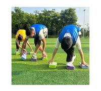 ZDQDMJ Pierre de Rivière Pierres De Gué pour Activités De Groupe, Jeu Intérieur/extérieur, Jeu D’équipe pour Fête D’Anniversaire(Blue 23x15x5cm)