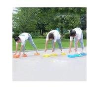 ZDQDMJ Pierre de Rivière Pierres De Gué pour Fête Au Jardin, Ensemble De Jeu D'équilibre, Activité De Plage Et Pelouse Extérieure pour La Famille(Blue 23x15x5cm)