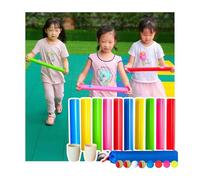 ZDQDMJ Pipeline Challenge Pipeline Challenge, Jeu D’équipe pour Journée Sportive Scolaire, Fête Au Jardin Et À La Plage en Extérieur(10pcs 50cm)