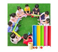 ZDQDMJ Pipeline Challenge Pipeline Challenge, Jeu De Travail D'équipe, Fête D’Anniversaire Au Jardin Et À La Plage, Activité De Plein Air pour Journée Sportive Scolaire(5pcs 40cm)