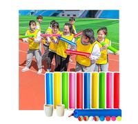 ZDQDMJ Pipeline Challenge Pipeline Challenge, Jeux De Plein Air pour Adultes Et Enfants, Ensemble De Team Building pour Fête d'anniversaire Au Jardin Ou À La Plage(10pcs 30cm)