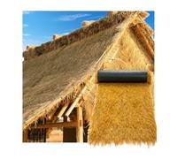 ZDQDMJ Toit en Chaume Toit De Cabanon en Chaume Artificiel, Toit De Chaume De Paille, Style Tropical pour Décoration De Clôture De Jardin, Décoration De Cabanon, Imperméable(2x5m)