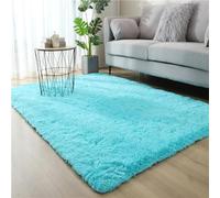 ZDSDZSD Tapis Shaggy Chambre, Tapis Doux Poil Long Salon Rug, Tapis Moelleux Pelucheux Antidérapant pour Chambre Intérieur, Tapis de Sol Grand Lavable pour Adulte, Ado, Fille, Garçons(R,40 x 60 cm)