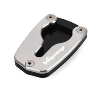 ZDSMYXGS Béquille latérale Plaque D'extension De Béquille Latérale pour Moto pour H&Onda Varadero XL1000V XL125V XL 1000 125 V 2001-2011 2010 2009 Agrandisseur de Support(Titane,X2)