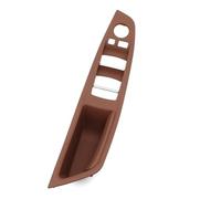 ZDSMYXGS Poignée De Porte, Accoudoir, Panneau Commande Vitre, Intérieur Pour BMW Série 5 F10 F11 F18 520i 523i 525i 528i 535i (conduite À Gauche) Poignée de porte latérale(Brun rouge,1 pièce)