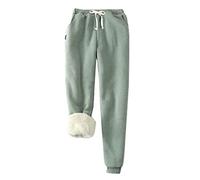 ZDSUHYIW Pantalon de pyjama long en peluche douce pour homme - Taille élastique - Cordon de serrage - Pantalon de loisirs - Pantalon d'hiver chaud - Jambes larges - Pantalon de pyjama en polaire -